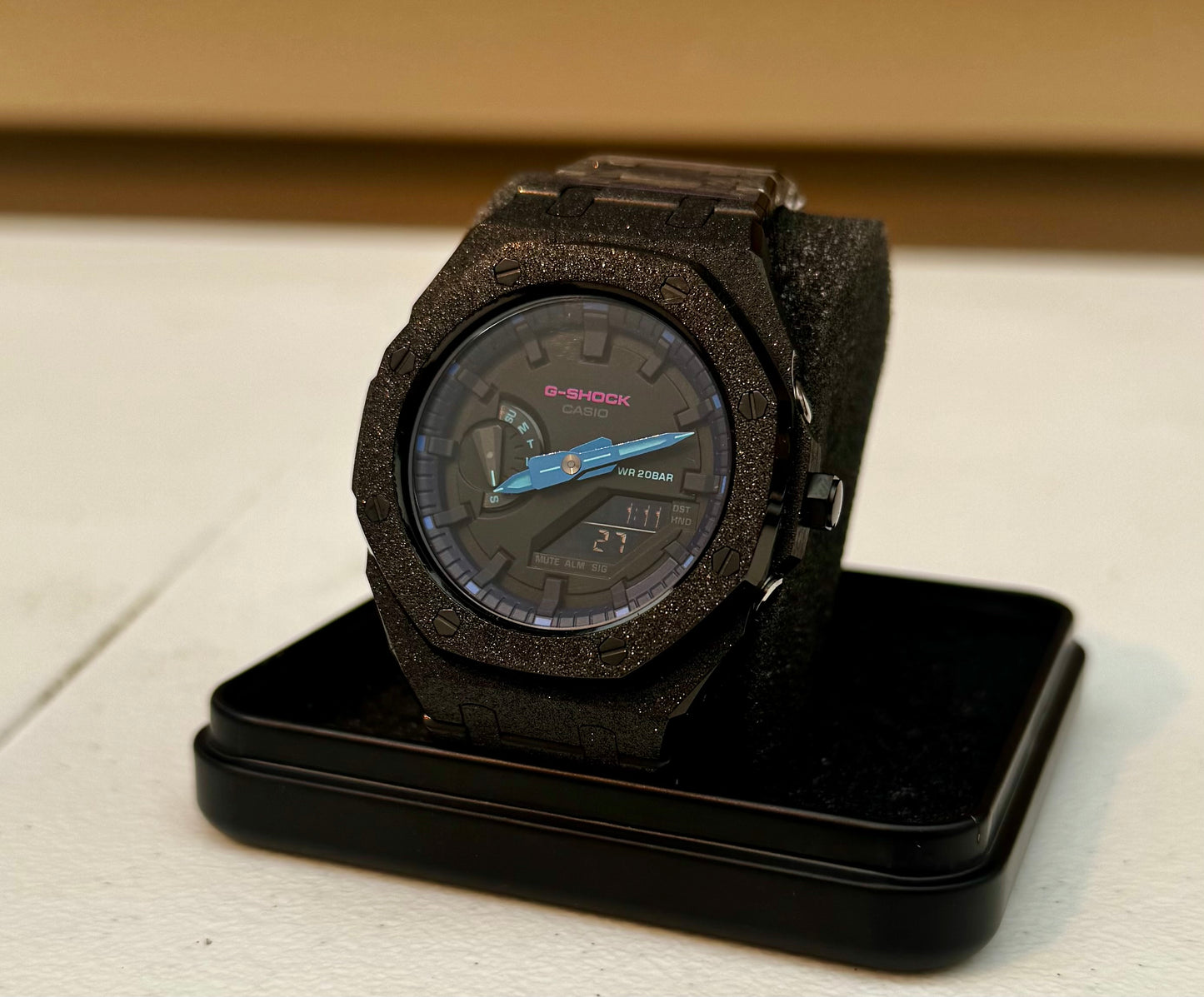 Casio G-Shock Custom GA2100 Black Galaxy