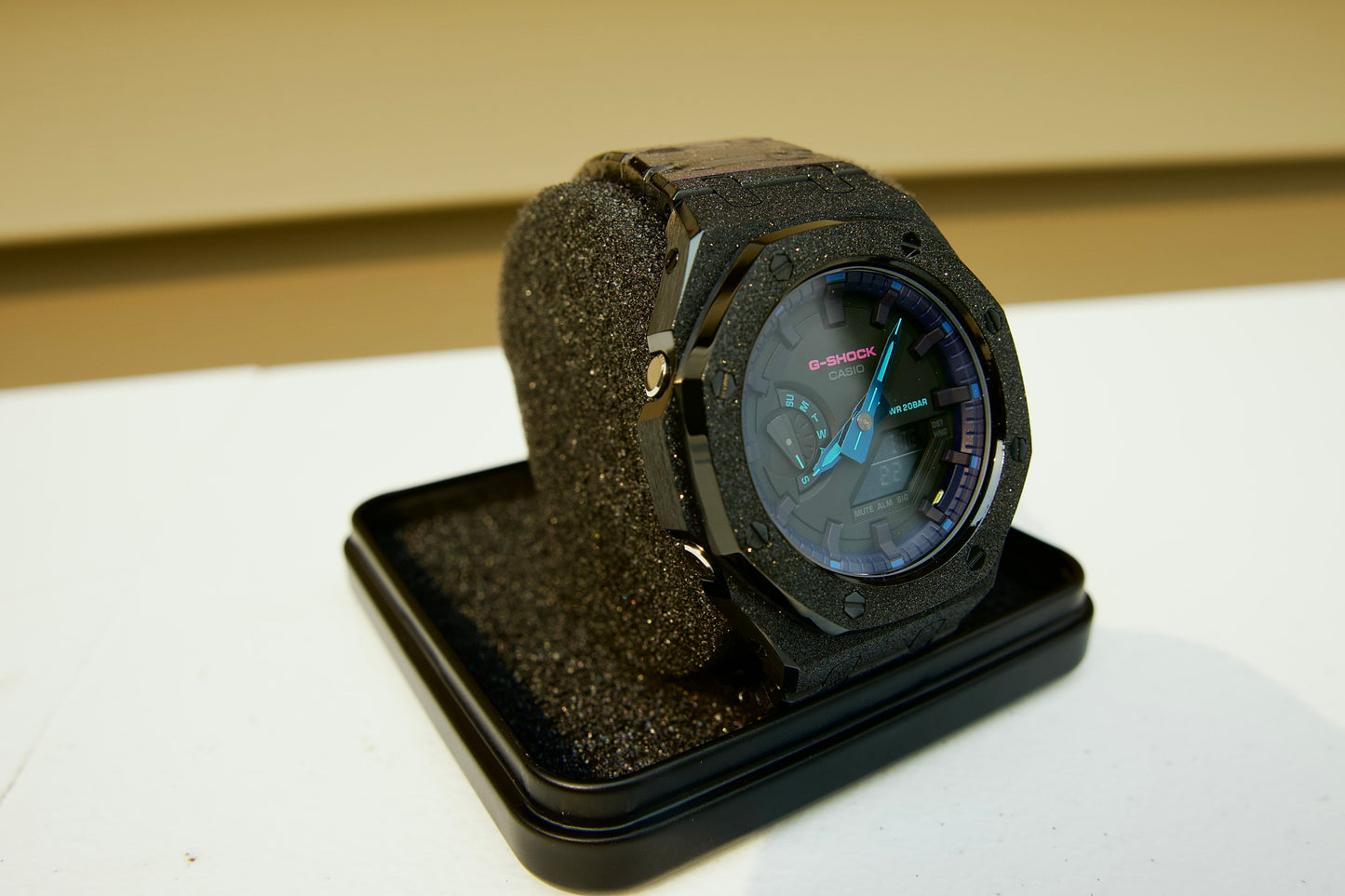 Casio G-Shock Custom GA2100 Black Galaxy