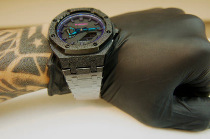 Casio G-Shock Custom GA2100 Black Galaxy