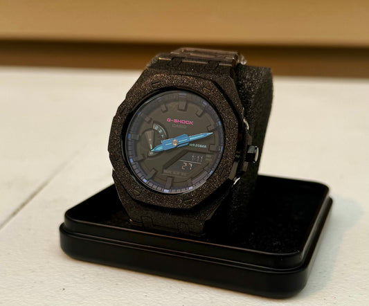 Casio G-Shock Custom GA2100 Black Galaxy